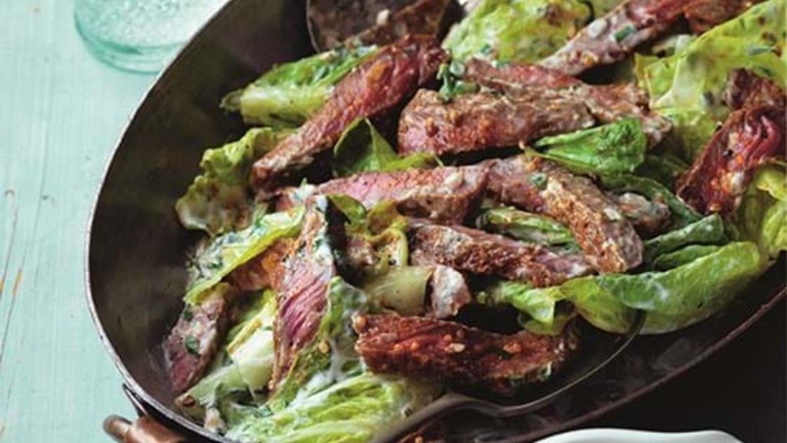 Steak Salad With Pastrami Spices 1