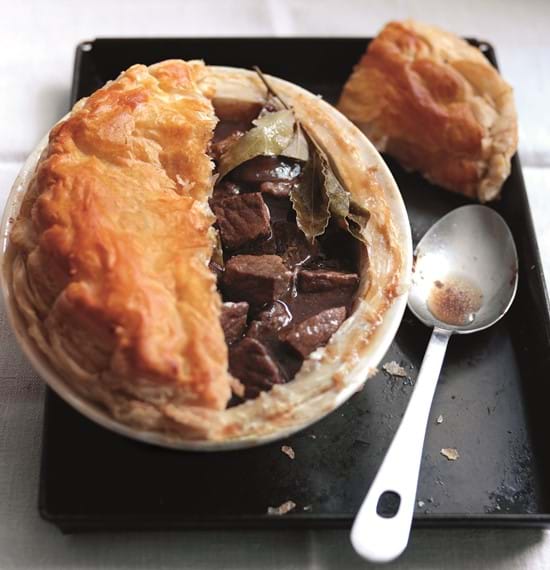 Beef Beer And Chestnut Pie